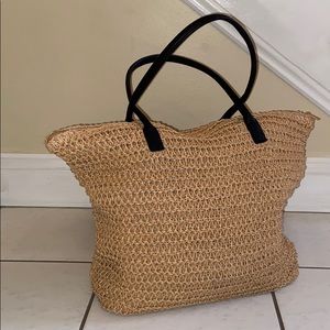 Straw tote.